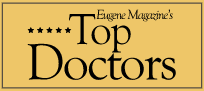 Eugene Magazine's Top Doctors logo